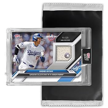 Amazon.co.jp: 2024 Topps Now 大谷翔平開幕戦 レリックベース